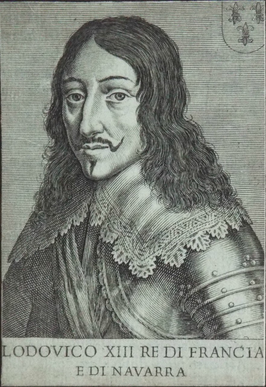 Print - Lodovico XIII Re di Francia e di Navarra